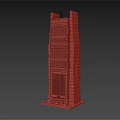 Modern Commercial Complex High Rise Building With Glass Facade And Contemporary Architectural Structure