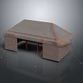 Outdoor Camping Tent With Sturdy Poles Mesh Fabric And Portable Design Structure