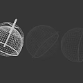 Transparent Spherical Outdoor Chair With Black Metal Frame Hanging And Floor Styles