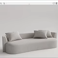 Modern Multiplayer Sofa 3d model