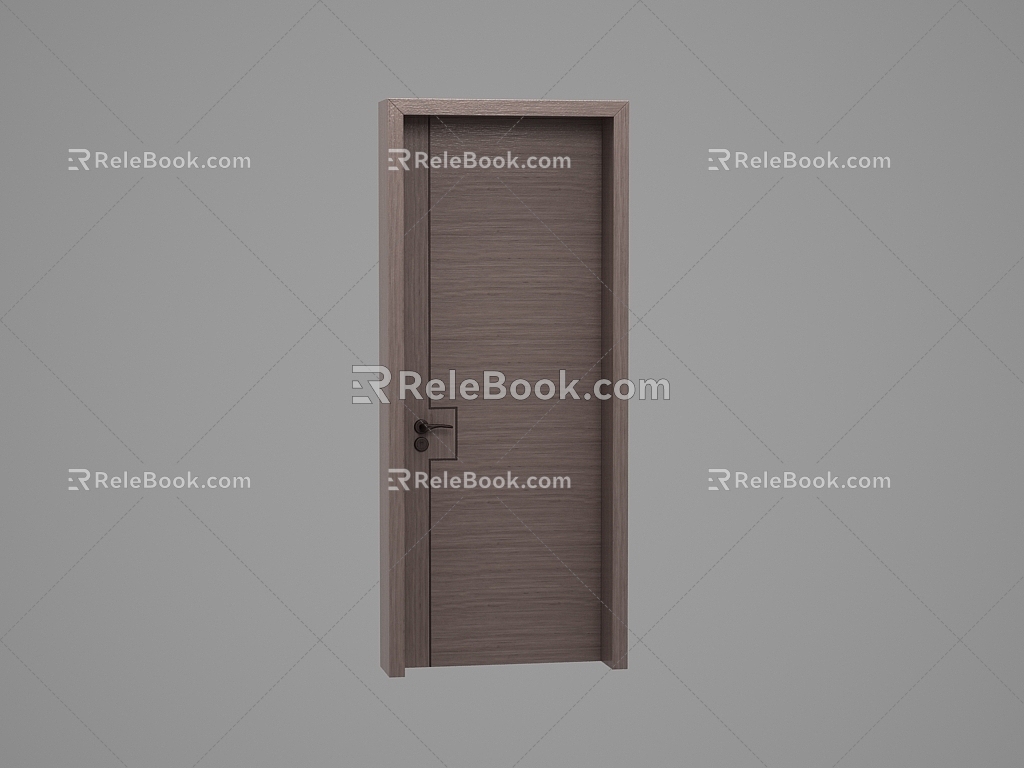 Wooden door 3d model