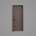 Wooden door 3d model