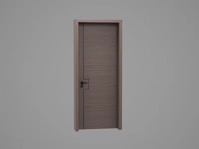 Wooden door 3d model