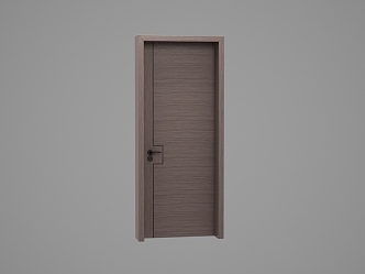 Wooden door 3d model