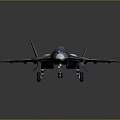 Modern Military Stealth Fighter Jet With Aerodynamic Design And Camouflage Paint