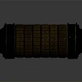 Retro cipher machine Da Vinci cipher Da Vinci cipher machine 3d model