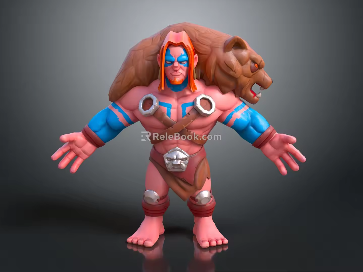 Modern game character Hawkeye 3d model