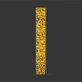 Golden Music Note Sculpture Decor With Sparkling Metal Frame Design