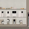 Modern water dispenser coffee machine water purifier direct drinking tea bar machine pipeline machine 3d model