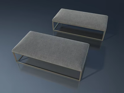 Modern Hinged Door Design With Sleek Metal Frame And Gray Finish For Home Interior 3d model