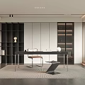 Modern study 3d model