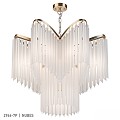 Vintage chandelier collectible nubes 3d model