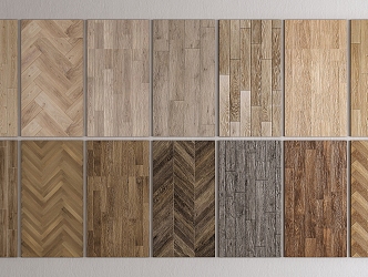 Modern Wood Flooring 3d model