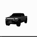 Rivian Electric Pickup Truck Vray Render With Front And Rear Exterior Design