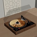 vinyl record player 3d model