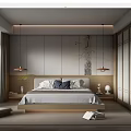 Japanese Style Bedroom Interior Design With Wooden Bed Sliding Doors And Natural Tones