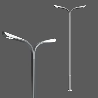 Street lamp simple 3d model