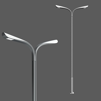 Street lamp simple 3d model