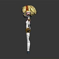 Modern robot cartoon robot anime robot assistant 3d model