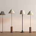 Middle ancient floor lamp 3d model