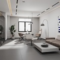 Modern Office Manager Office 3d model