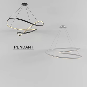 Ring chandelier 3d model