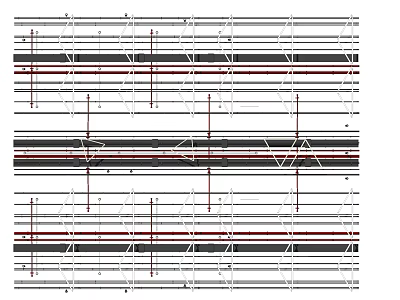 Detailed Industrial Pipes Layout With Multiple Structural Lines And System Design 3d model
