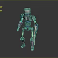 Robot Assistant Small Robot Butler Robot Butler Figure Game Figure 3d model