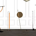 Modern floor lamp 3d model