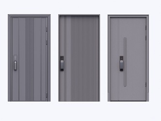 Modern Home Door 3d model