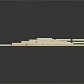 Dollar Bill Design Decorative Ornament Set with Green Rubber Bands Stacked and Scattered Arrangement