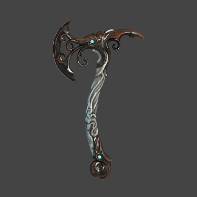 Modern Axe Ares One-handed Axe 3d model Modern Axe Ares One-handed Axe 3d model