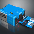 Modern Card Reader Disk Reader Floppy Drive Storage Device 3d model