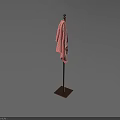Home Essentials Coat Stand With Black Base And Red White Checkered Shirt