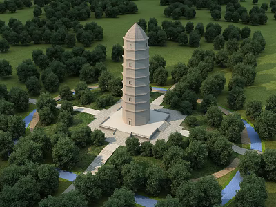 The Modern Tower 3d model