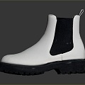 Modern Women's Boots Martin Boots Leather Boots 3d model