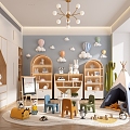 Modern Children's Room Children's Toy Room 3d model