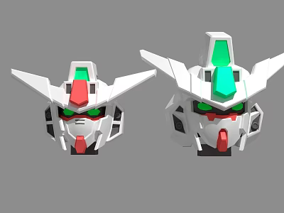 Hyundai Gundam Gundam Head 3d model