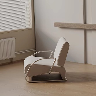 modern leisure chair 3d model