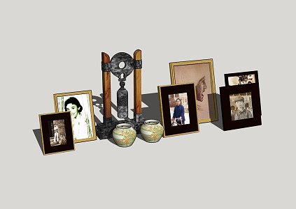 Modern Photo Frame Album 3d model