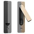 Modern Black Smart Wall Lamp With LED Lighting And Sensor Functionality