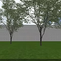 Outdoor Lounge Chairs With White Umbrellas On Orange Floor And Gray Wall