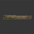 Modern Miniature Grass Scene With Brown Border And Green Turf