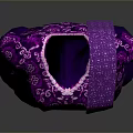 Stylish Purple Kids Clothing Set with Patterned Top and Pants for Daily Use