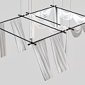 Elegant Modern White Curtain Design With Draped Valance And Hanging Rod Structure