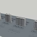 Modern Residential Building 3d model