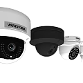 High Quality Security Dome Cameras With White And Black Models For Indoor Outdoor Surveillance