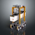 Crane toy crane container crane large crane 3d model