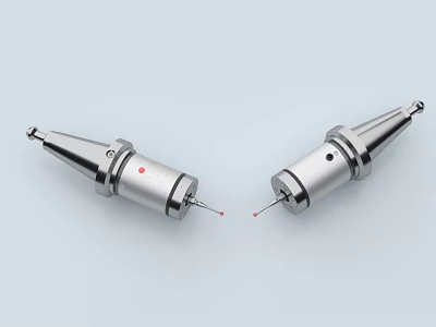 Silver Conical Mechanical Tool Components With Metal Construction And Precision Design 3d model