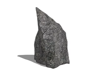 Modern stone rockery stone landscape stone 3d model